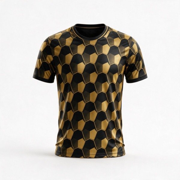 Hexagon Desenli Futbol Forması